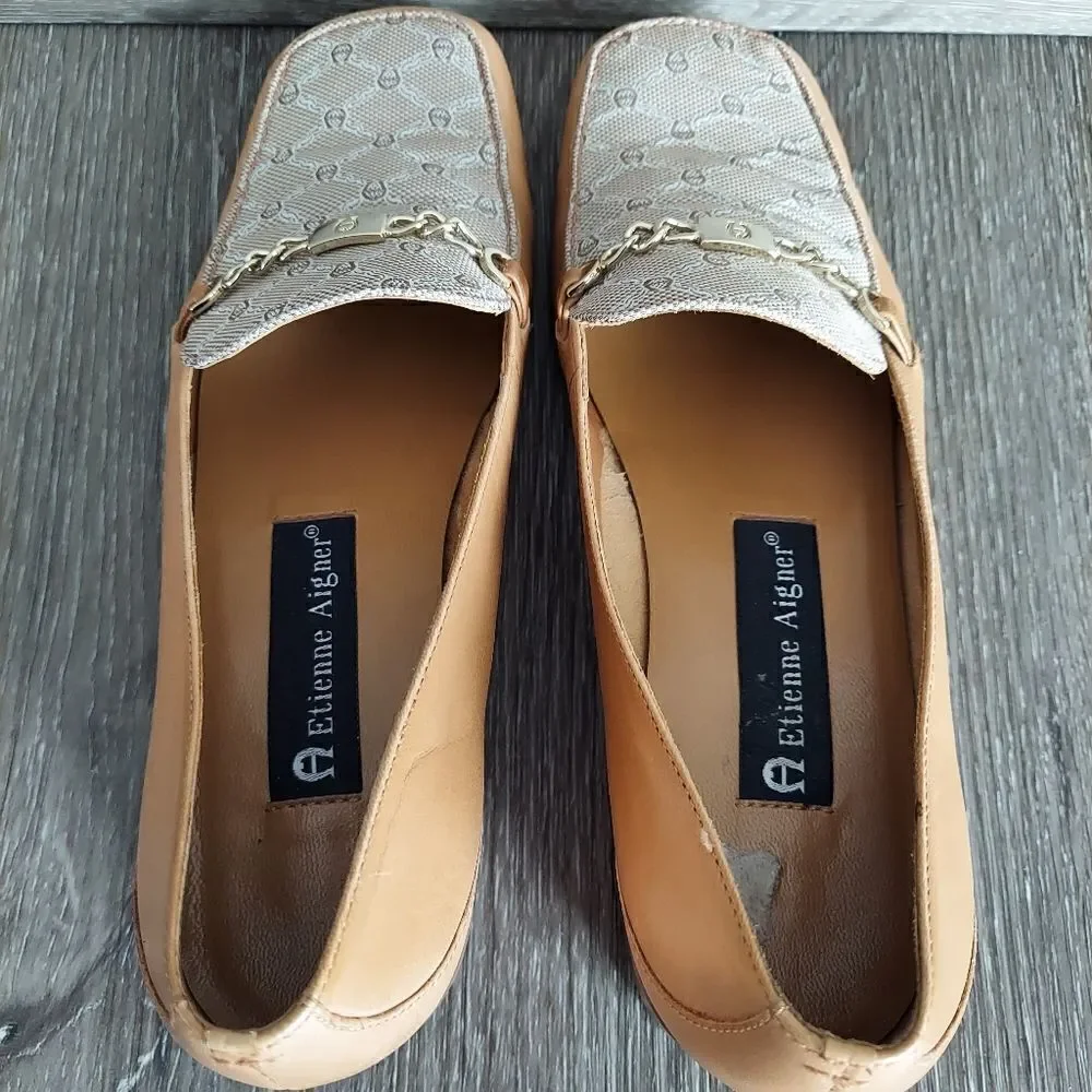 Etienne Aigner Keally Leather Loafers, Women 6M